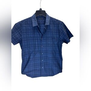 Theory. Blue Casual Button Down Shirt